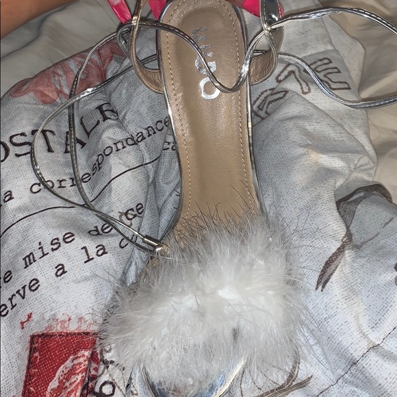 Ego savanna fur lace up heels❣️ - Picture 2 of 3